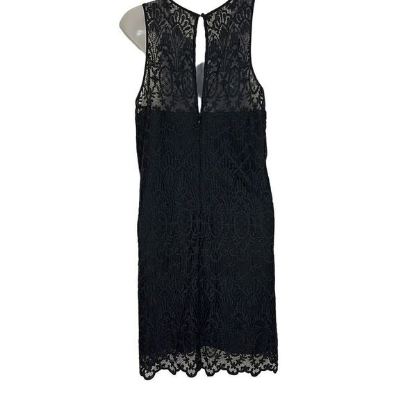 JOIE Lace Sleeveless Shift Fahfia B Dress, Black, Medium - Picture 7 of 12
